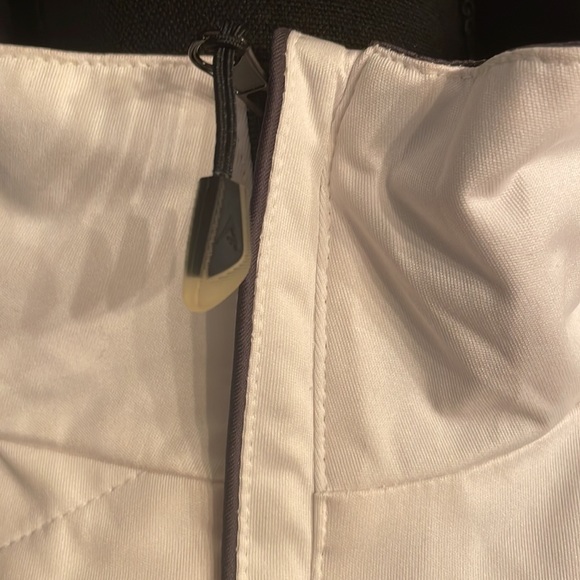 Antigua Gold Men’s white and black Large full zip Jacket - Picture 3 of 12